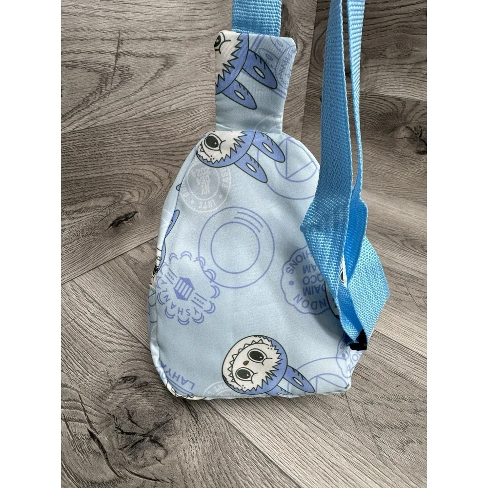 Kids Cartoon Monsters  Mini Crossbody Chest Bag Monster Blue